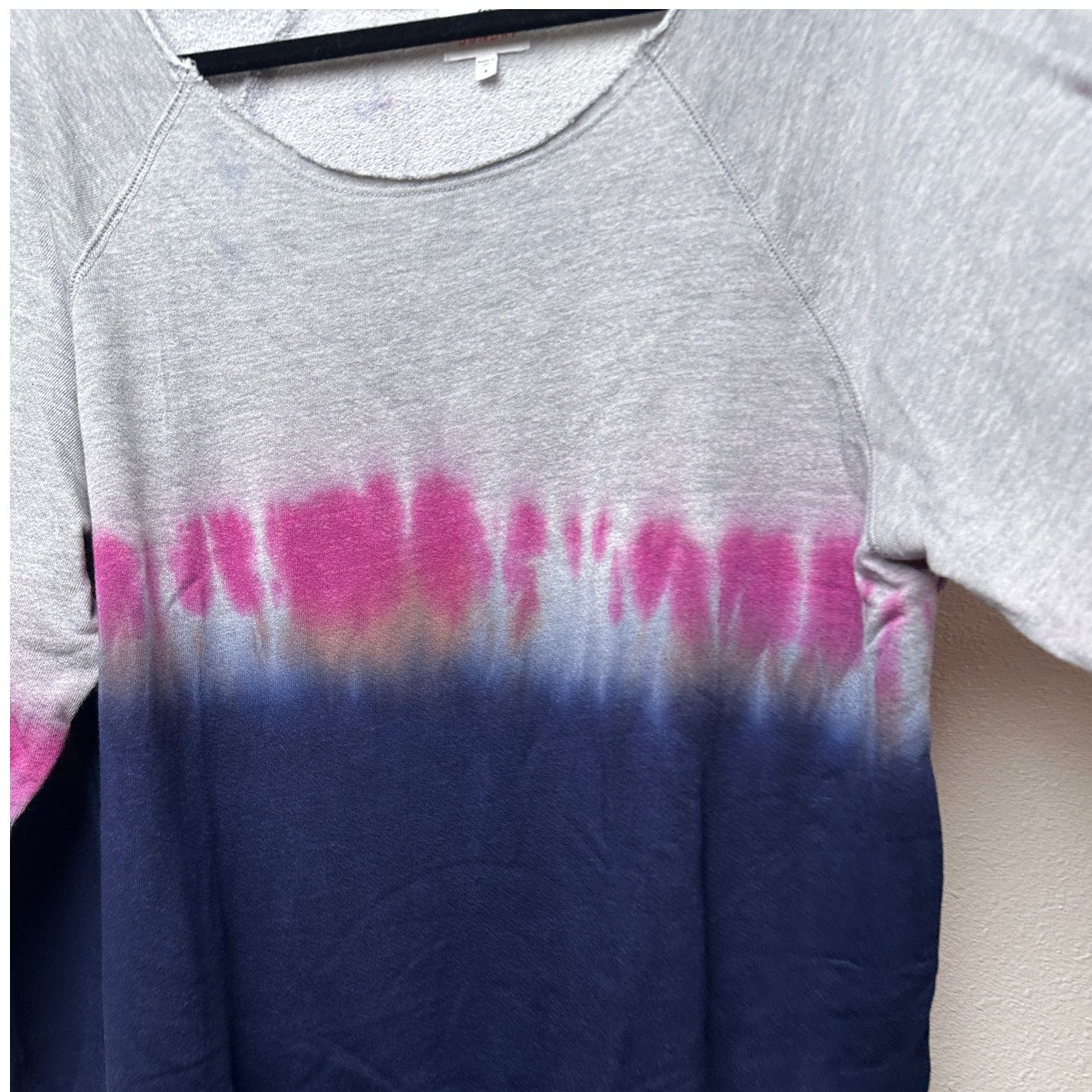 Sundry Sweater Gray Tie Dye Women US 4 Pullover