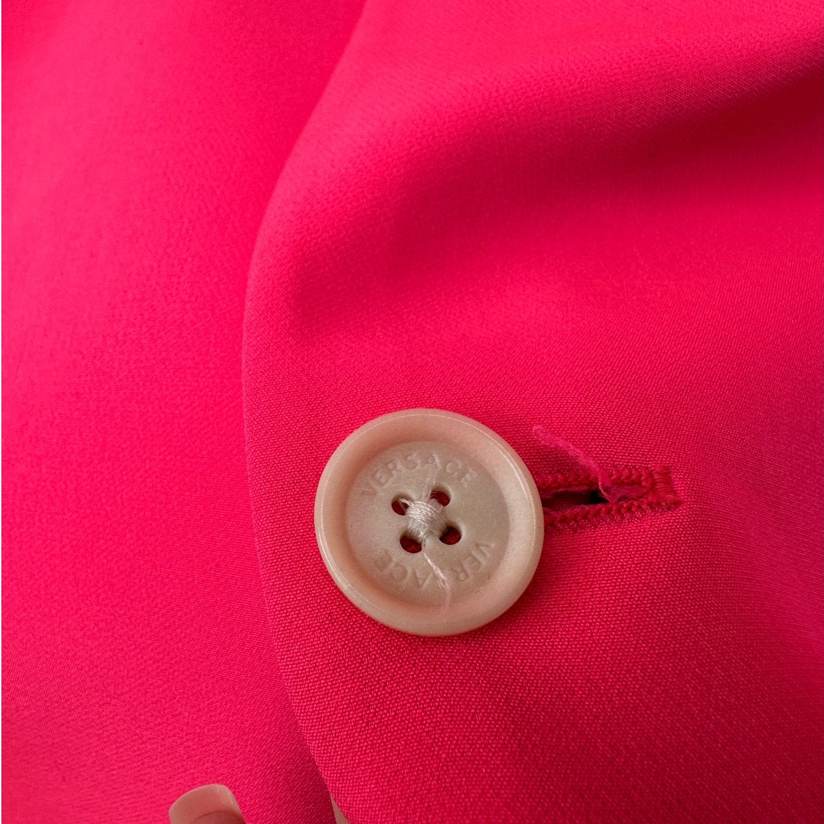 Versace Men’s Hot Pink Blazer Jacket Size IT 50 Two-Button Tailor Made