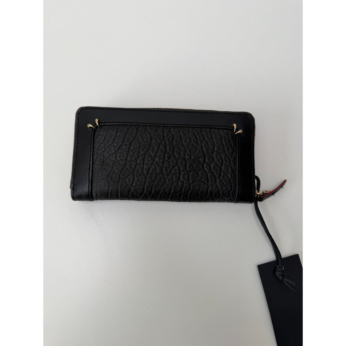 NWT Olivia Harris Gahan Black Zip Wallet Women's