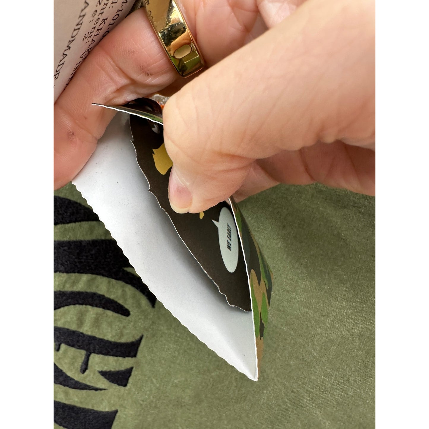 NWT RARE READYMADE x BAPE Basket Shorts Khaki Unisex US M