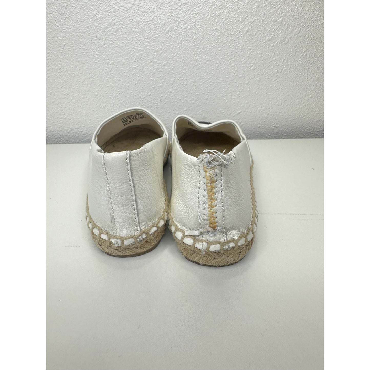 Tory Burch Black & White Colorblock Round Toe Espadrille 5