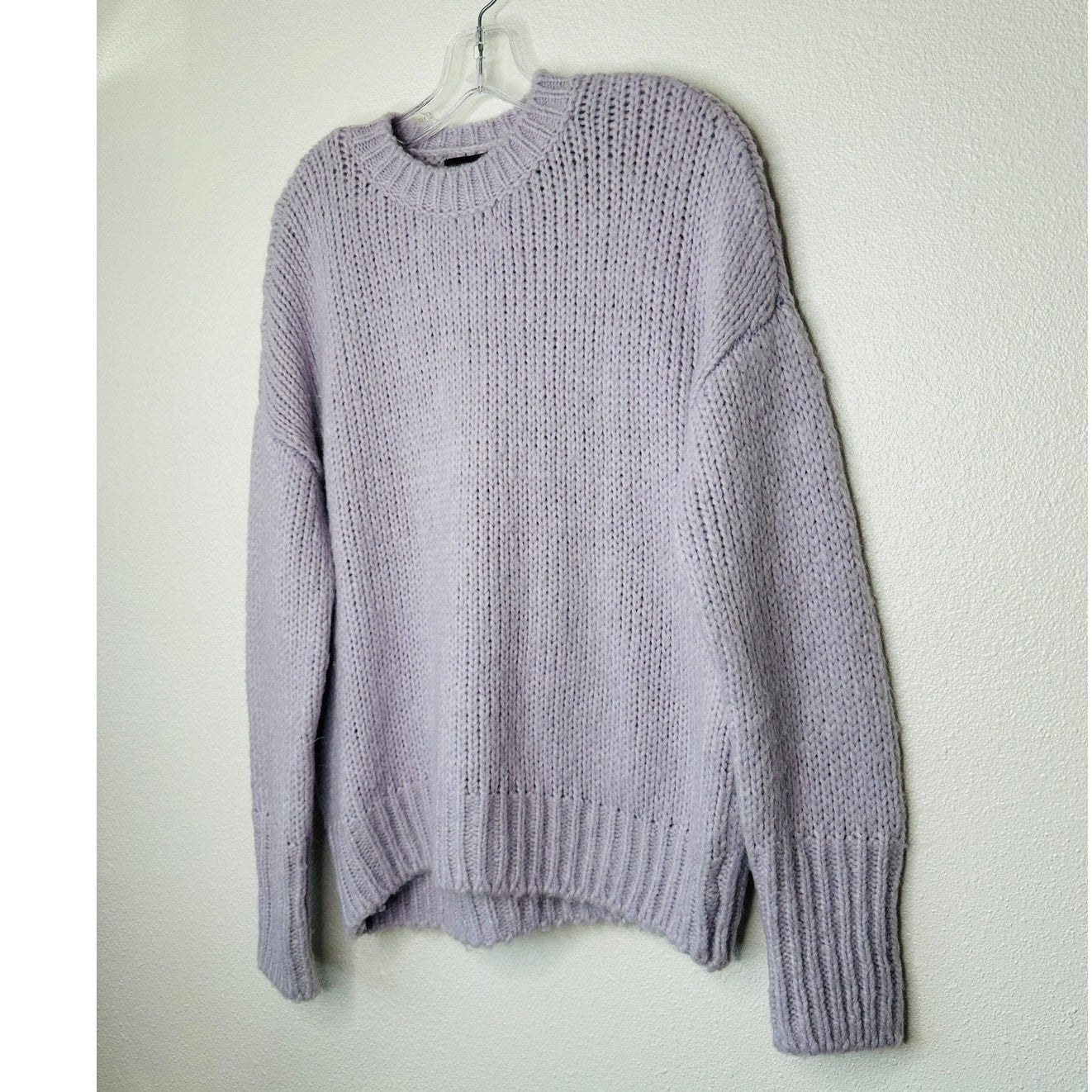 Sanctuary Purple Telluride Pullover Chunky Knit Long Sleeve Sweater S