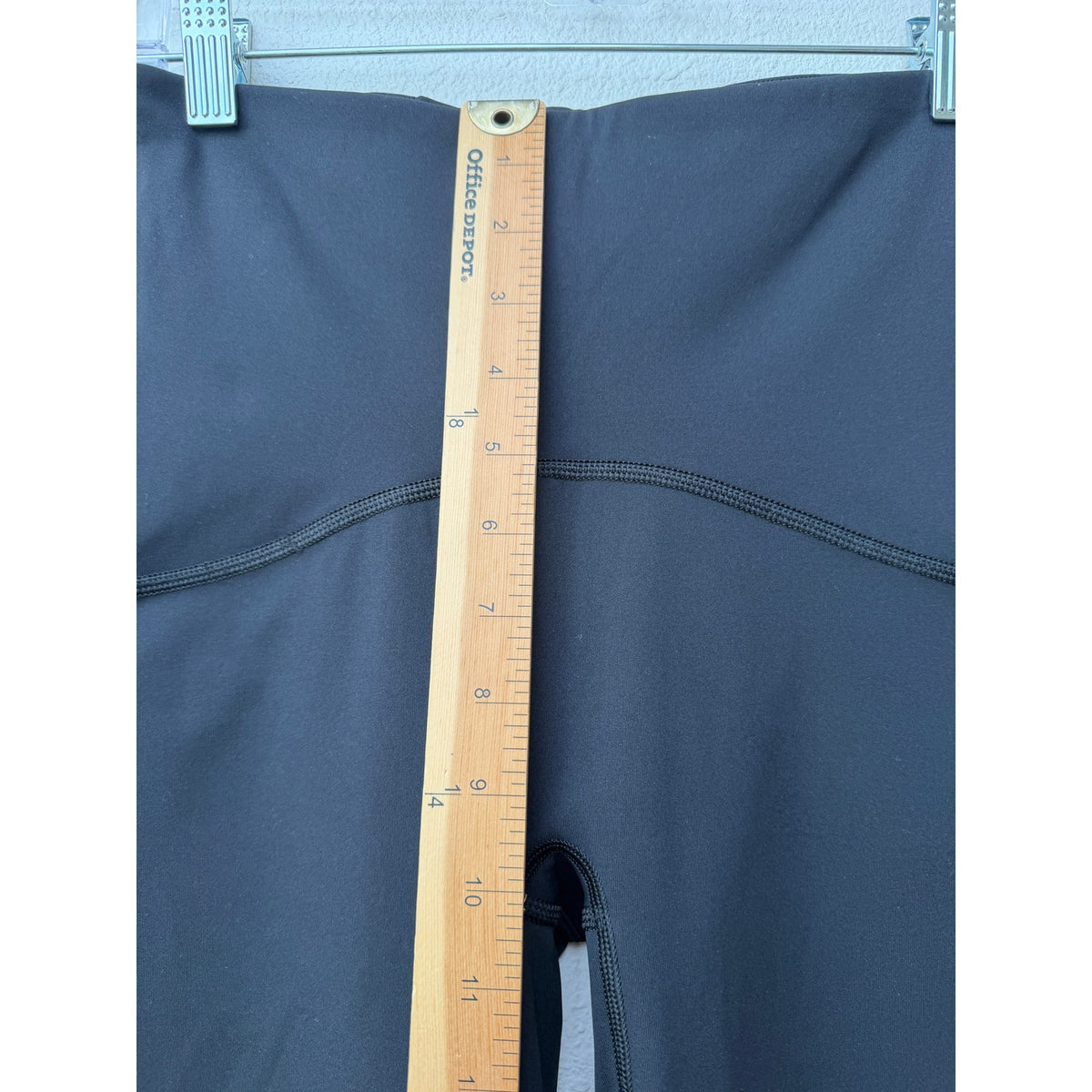 SPANX Black High Waist Cropped Leggings Women M