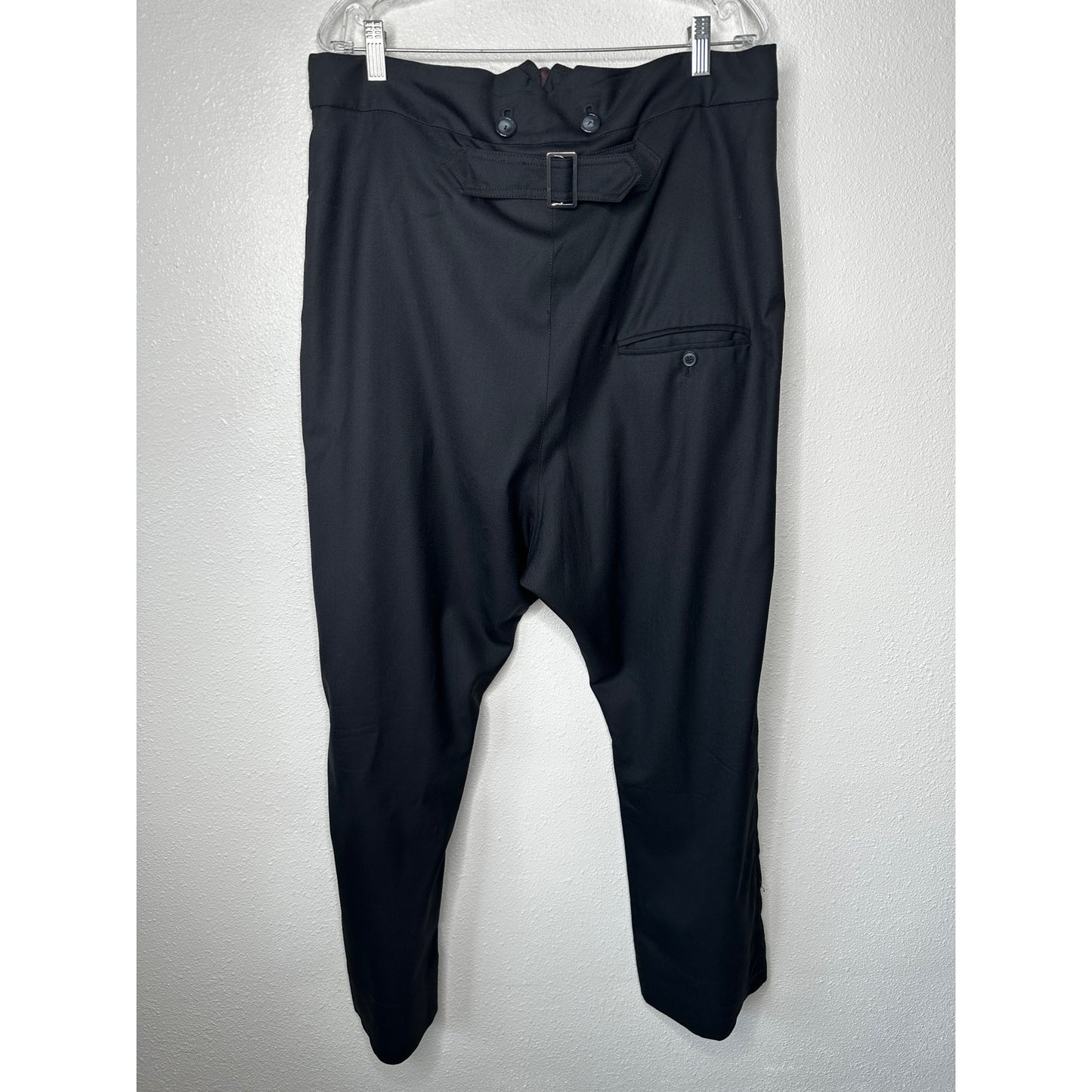 Vivienne Westwood Built In Corset Slouchy Black Trousers Wide Leg M