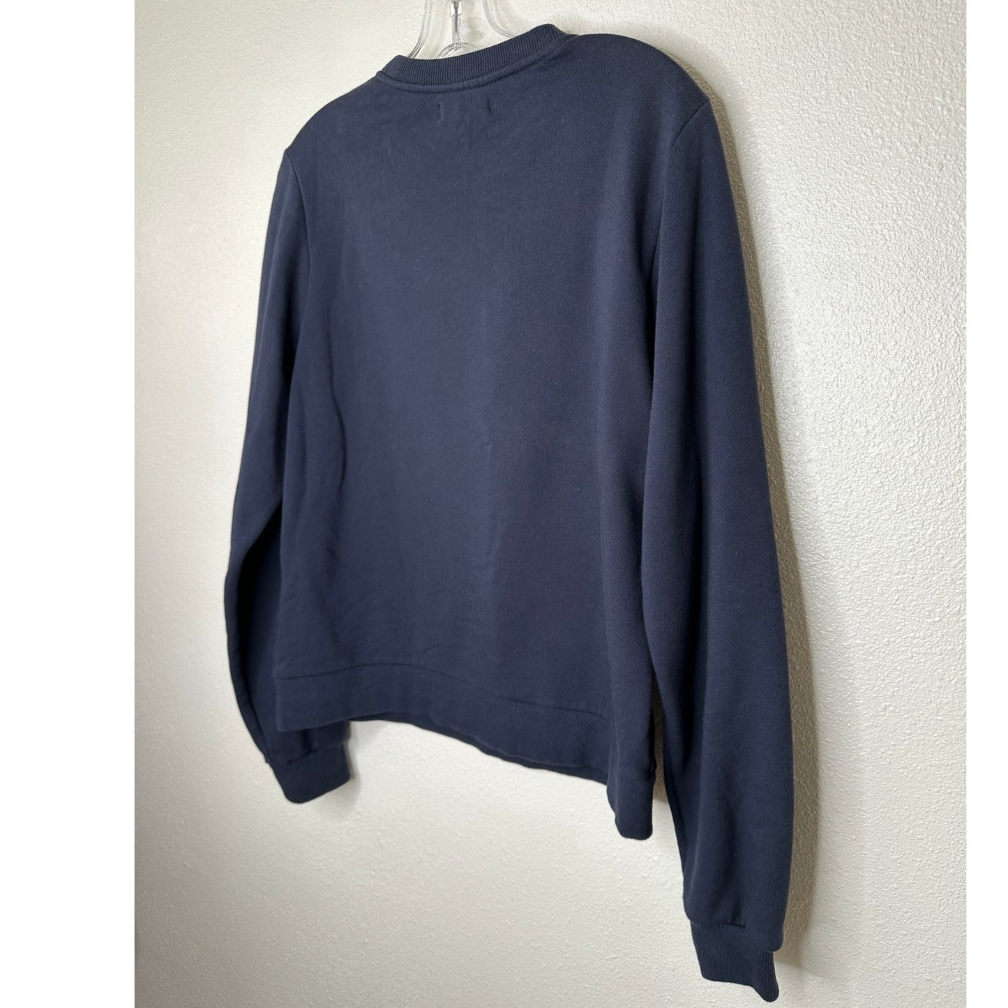 Opening Ceremony Navy Bonsai Multicolored Embroidered Long Sleeve Sweatshirt M