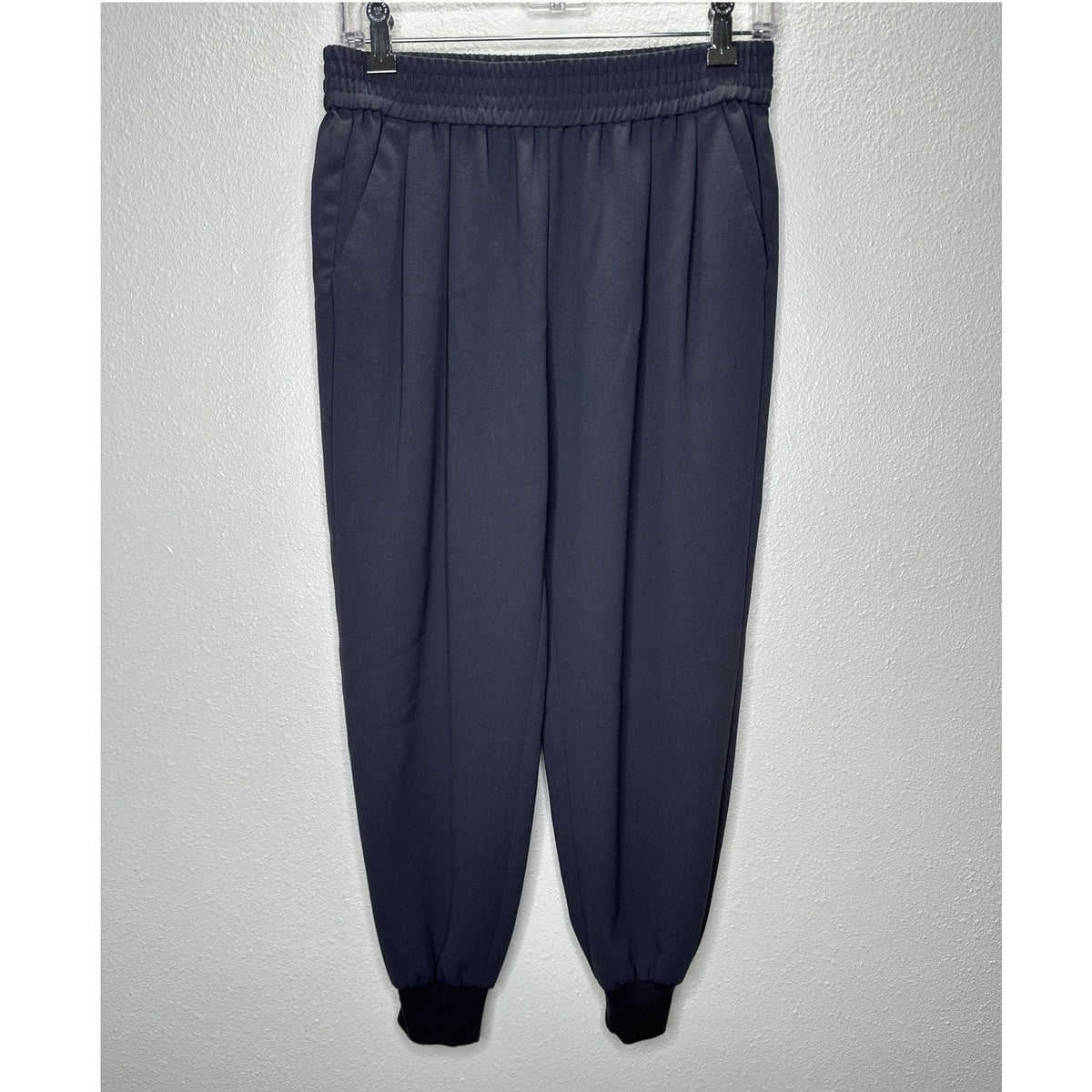 Joie Slate Pull On Elastic Waist Pocket Jogger Pants Cuffed Hem Small