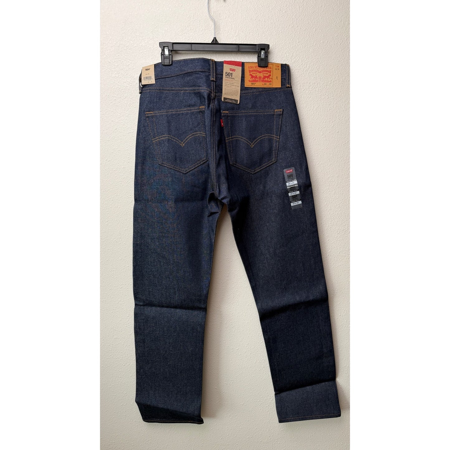 NWT Levi's 501 Original Dark Wash Men's Jeans 33x33
