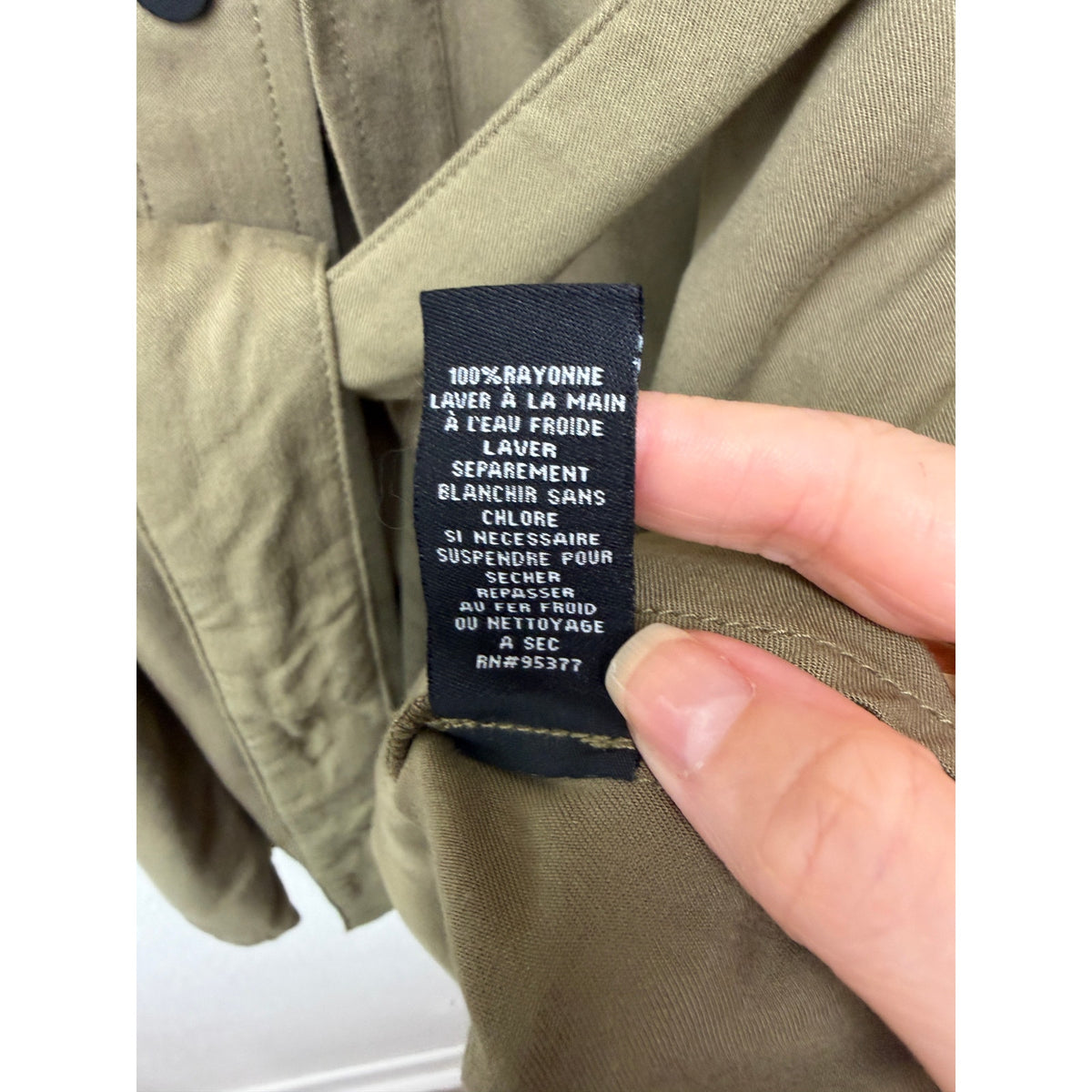 Sanctuary Olive Belted Utility Shirt Dress Women S