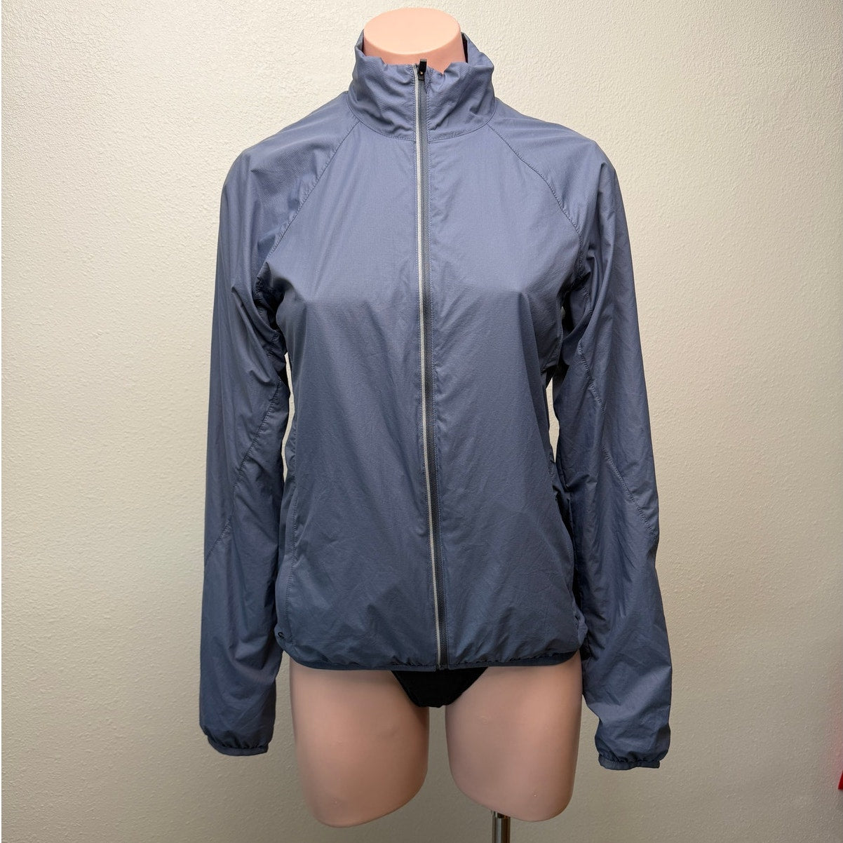 Icebreaker GT Cool-Lite Gray Merino Windbreaker Jacket Women XS