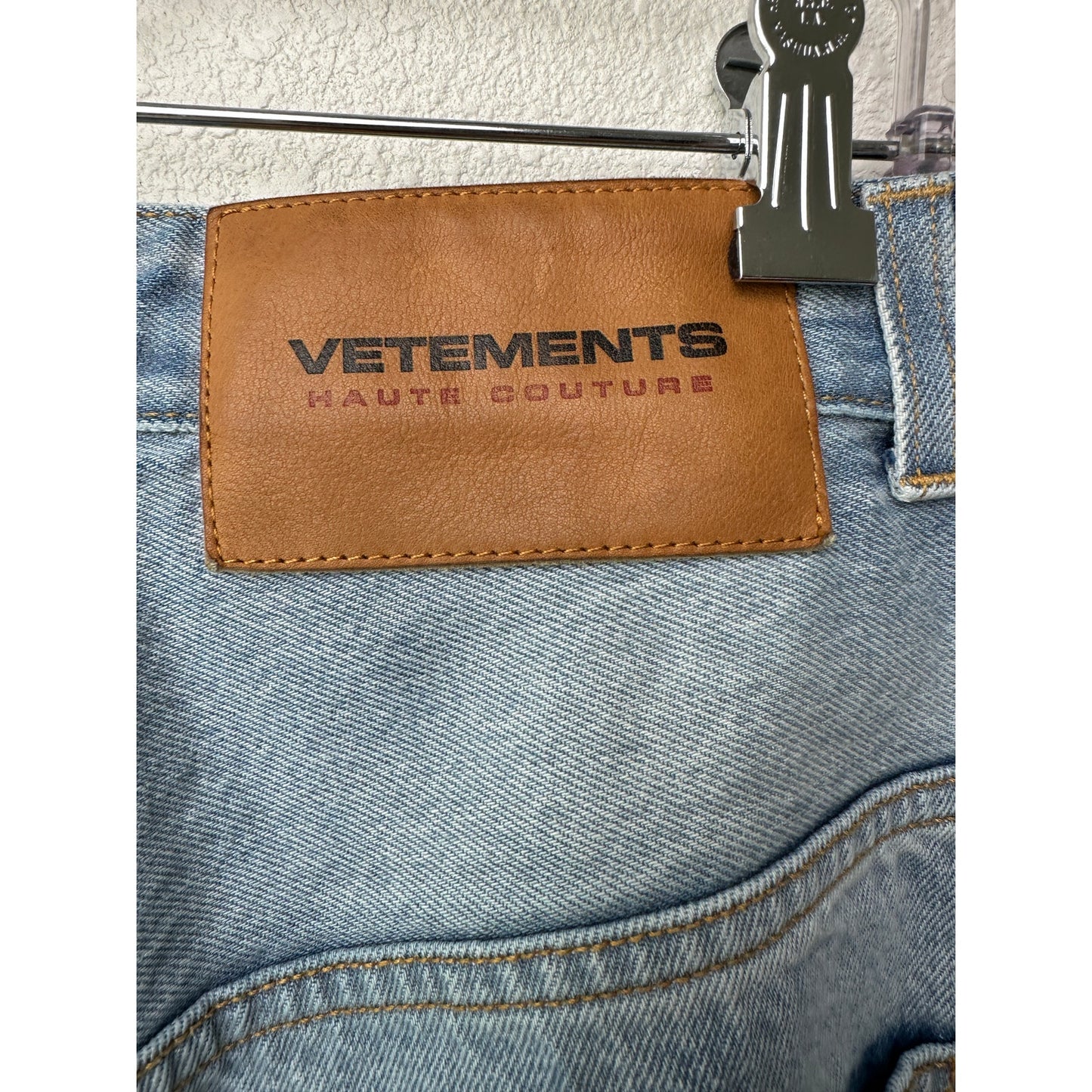 Vetements Unisex Jeans L High Waist Extra Wide Leg