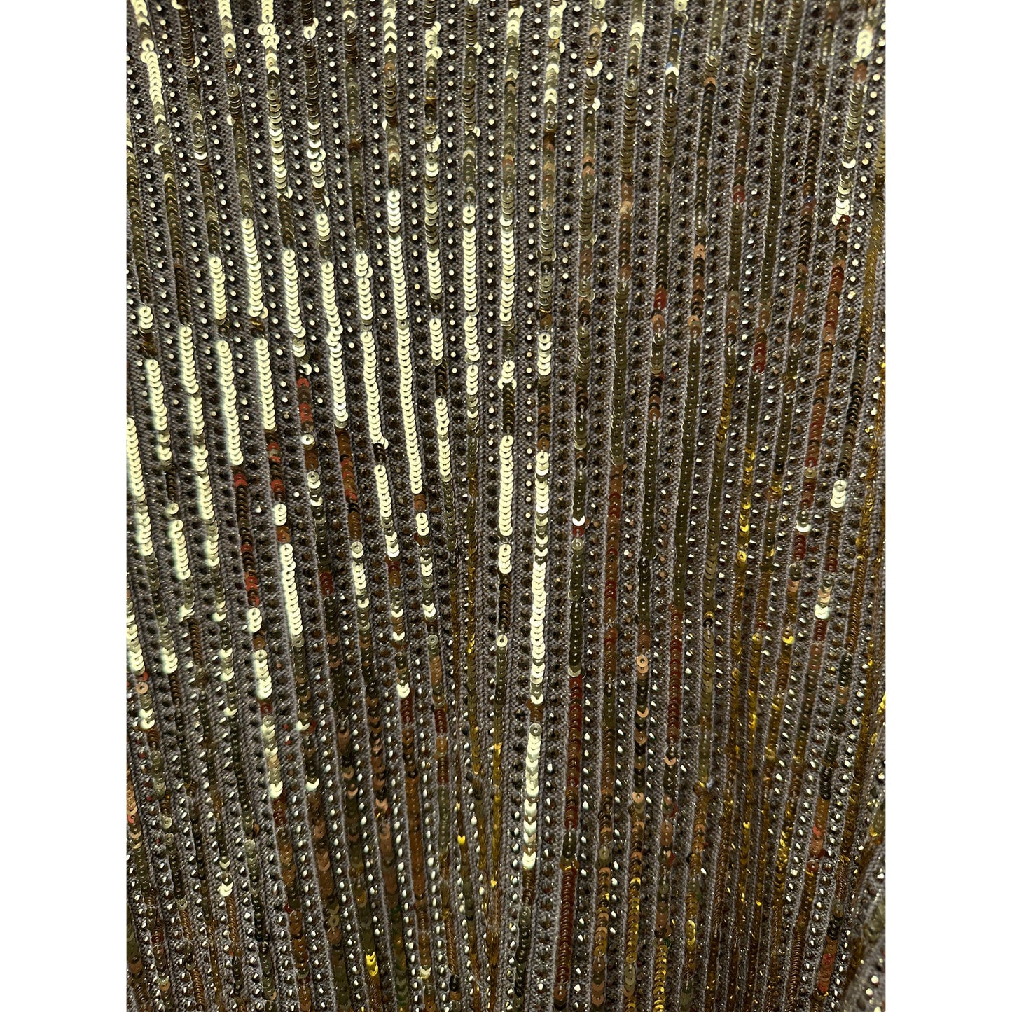 Gucci Sweater Gold Womens US M Sequin Turtleneck