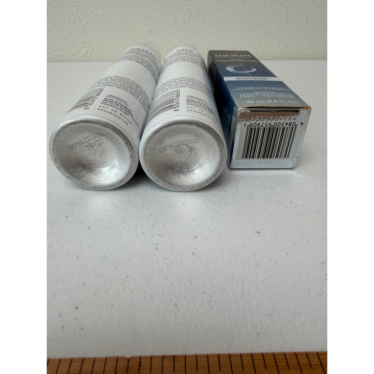 NEW Nioxin 3D Density Defend Foam X2 + Night Density Rescue Set
