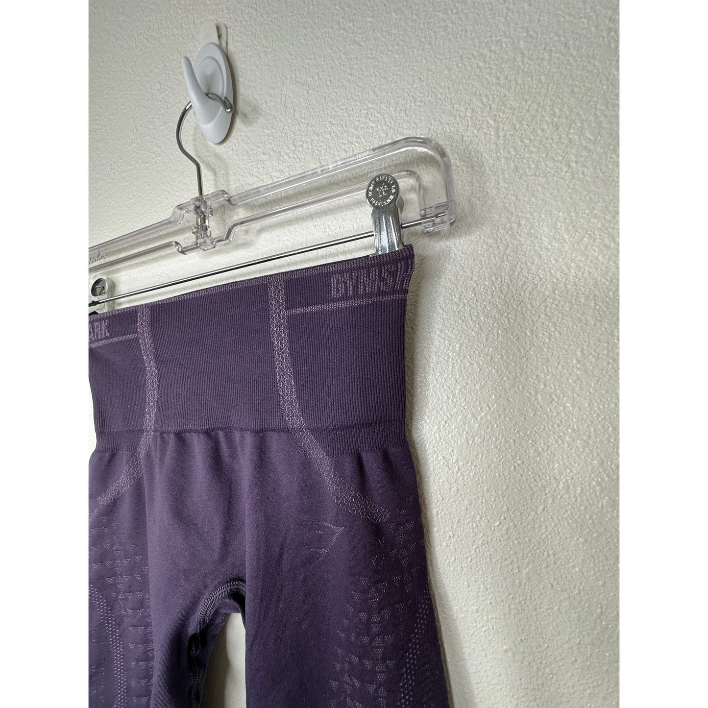 Gym Shark Purple Lilac Triangle Laser Cut Yoga Pants XS