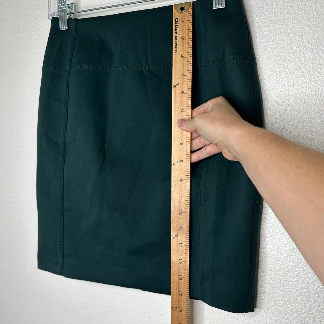 Lululemon Go Cityfarer Forest Green Pencil Mini Skirt 6