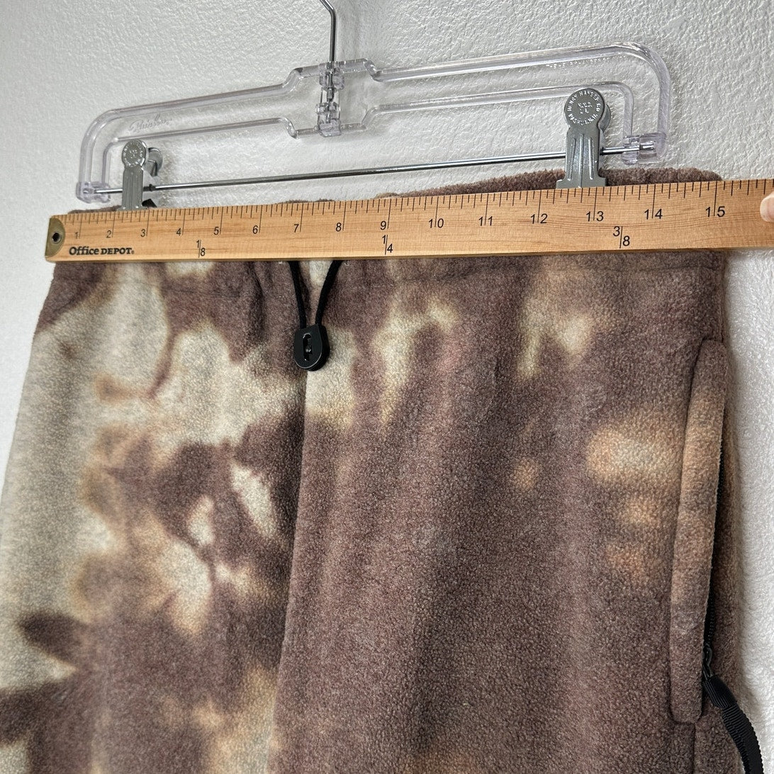 Kapital Peace Fleece Smoky Tan & Brown Tie Dye Easy Jogger Pant 3 Large