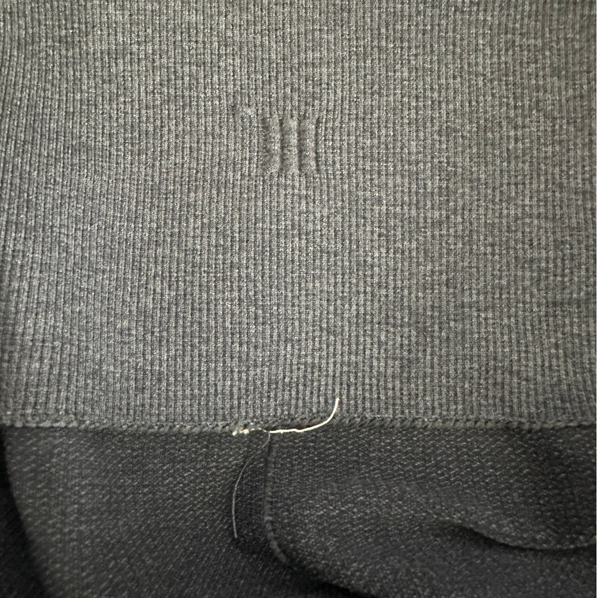 Lululemon In The FLow Slate Blue Gray Side Ruche Crop Yoga Pant 8