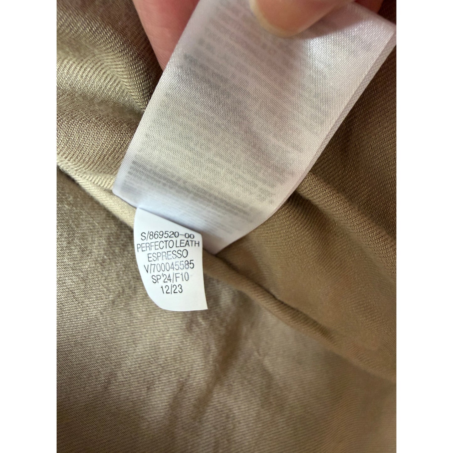 NWT Banana Republic Espresso Leather Moto Jacket Men L