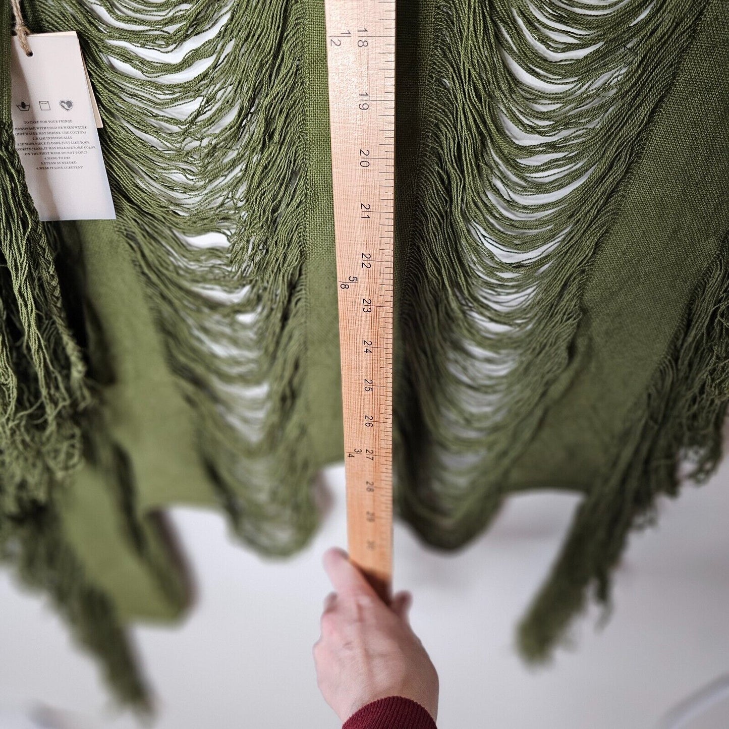 NWT Thrifts & Threads Olive Ahau Sarong Wrap Handmade 100% Organic Cotton OS