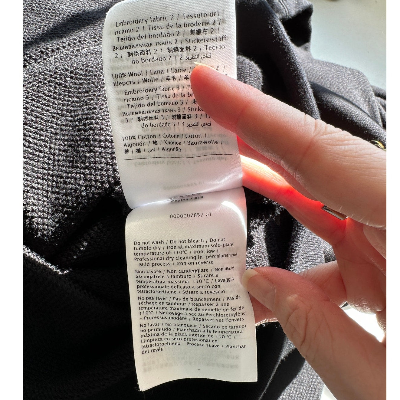 Valentino Garavani Black Hoodie Embroidered White Pansy Patches M