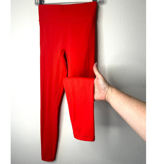 Barry's X Bandier Fiery Red Active High Waist  Yoga Pant Leggings XS