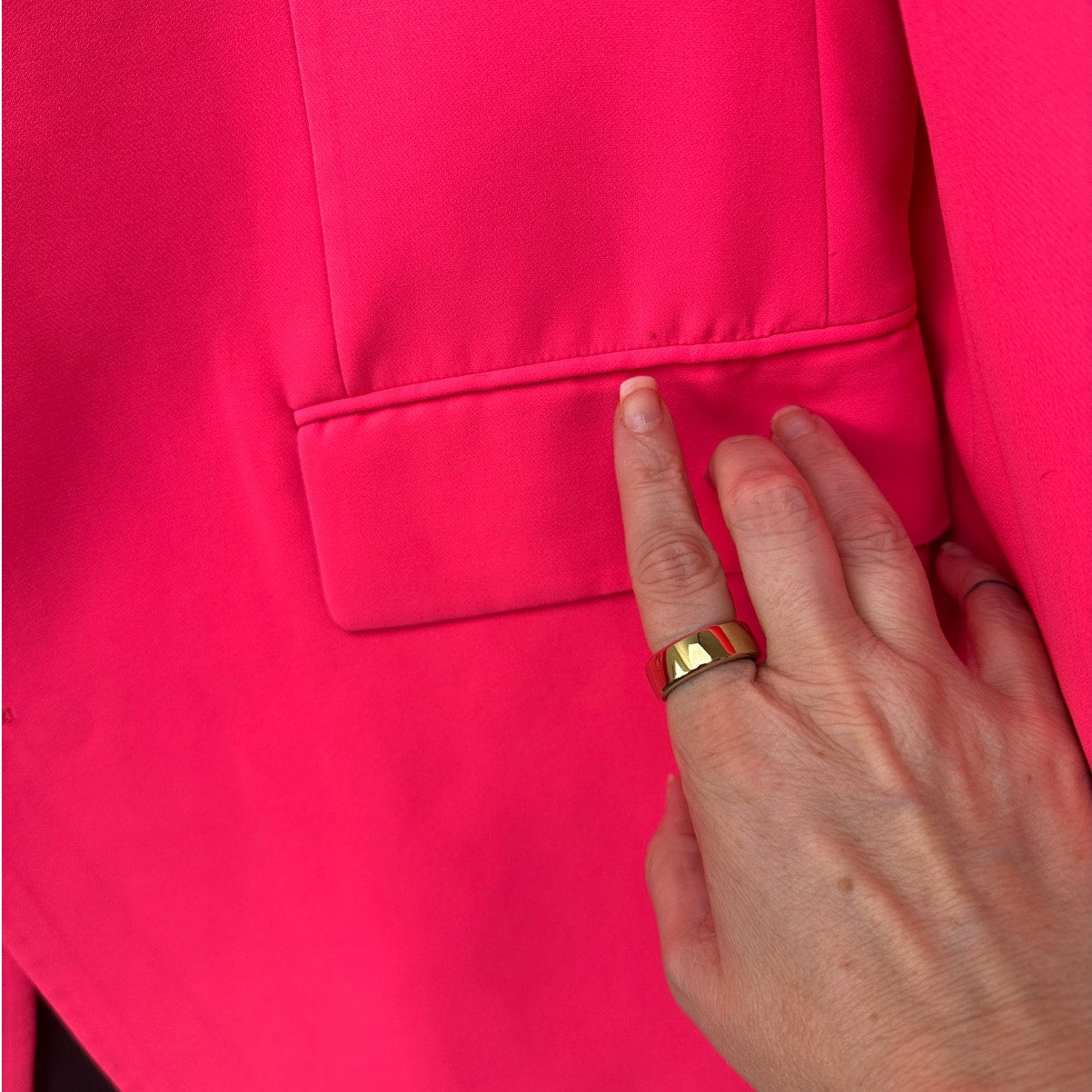 Versace Men’s Hot Pink Blazer Jacket Size IT 50 Two-Button Tailor Made