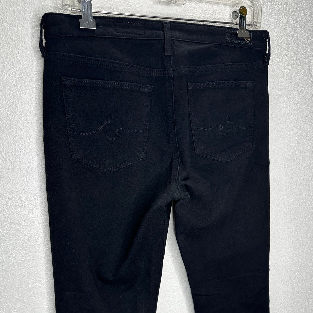 AG The Contour Black Prima Mid-Rise Cigarette Skinny Jean 29