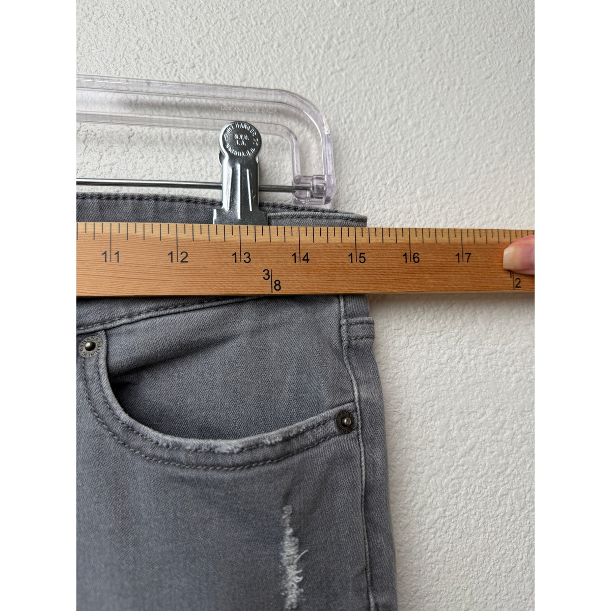 Banana Republic Gray Distressed Skinny Jeans Womens 8P