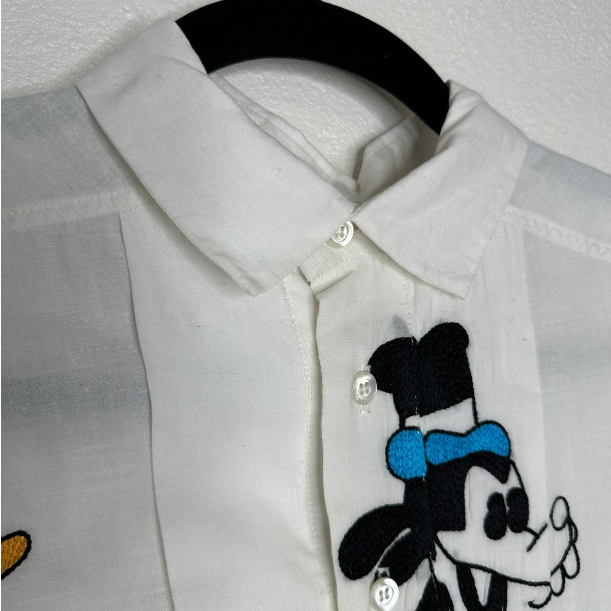 NWT UNIQUE Kilometre Paris Ultra Light Beverlywood Button Lined Shirt  M