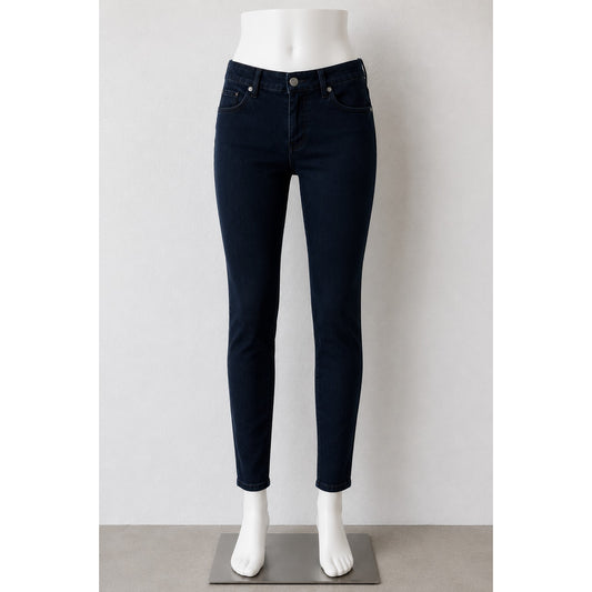 AG Prima Ankle Cigarette Jeans Super Black Women's US 32