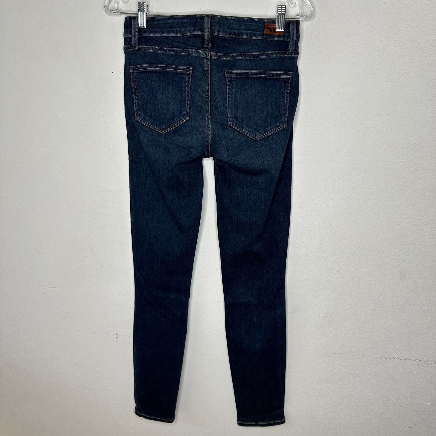 Paige Dark Wash Verdugo Ankle Nottingham Skinny Jean  26