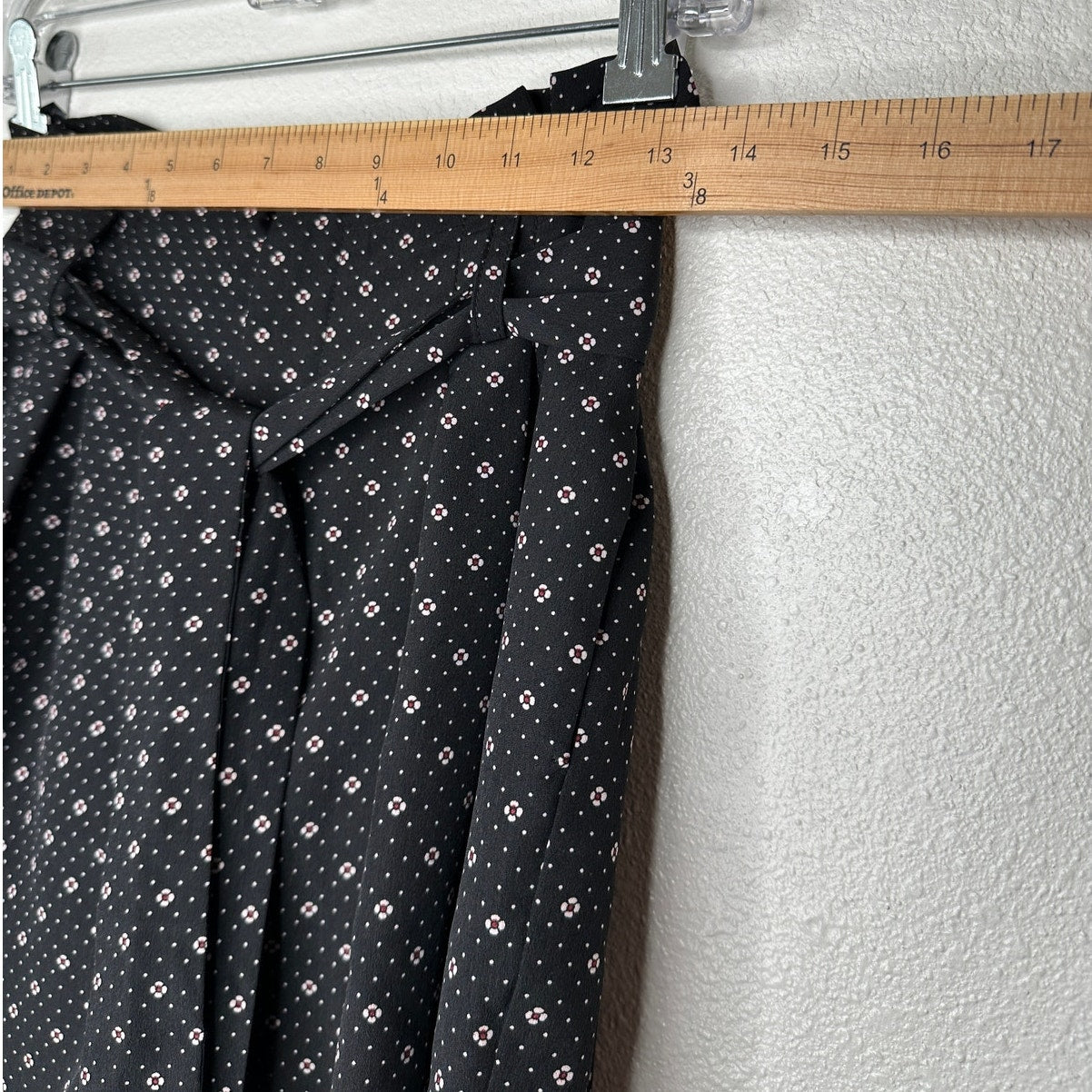 Bishop + Young Serafina Shorts Black Red White Positano Print M