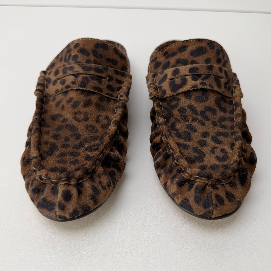 Steve Madden Rafe Brown Leopard Mules Women's US 8