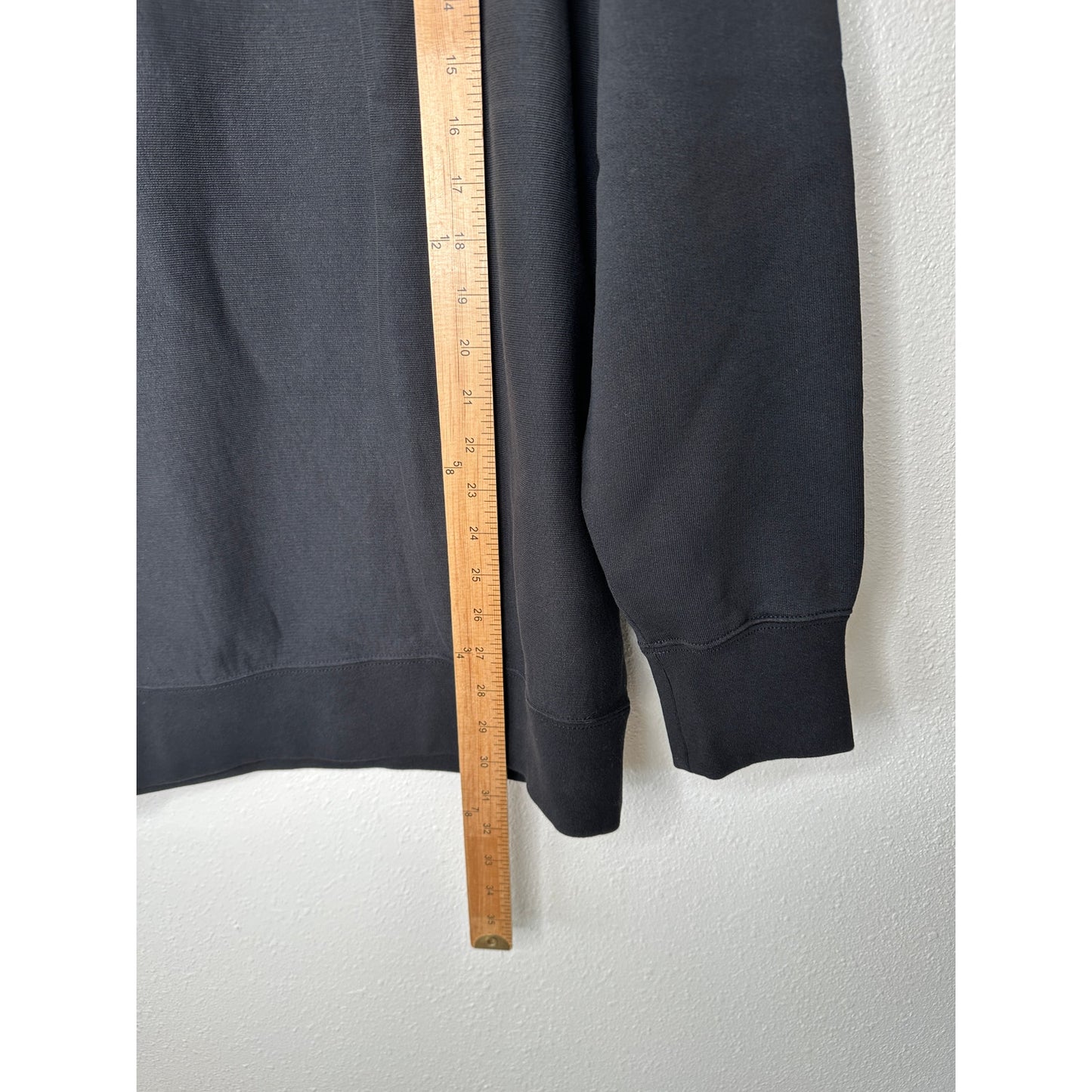 Moncler Black Genius 1952 X Undefeated White Logo Altered Sweatshirt L