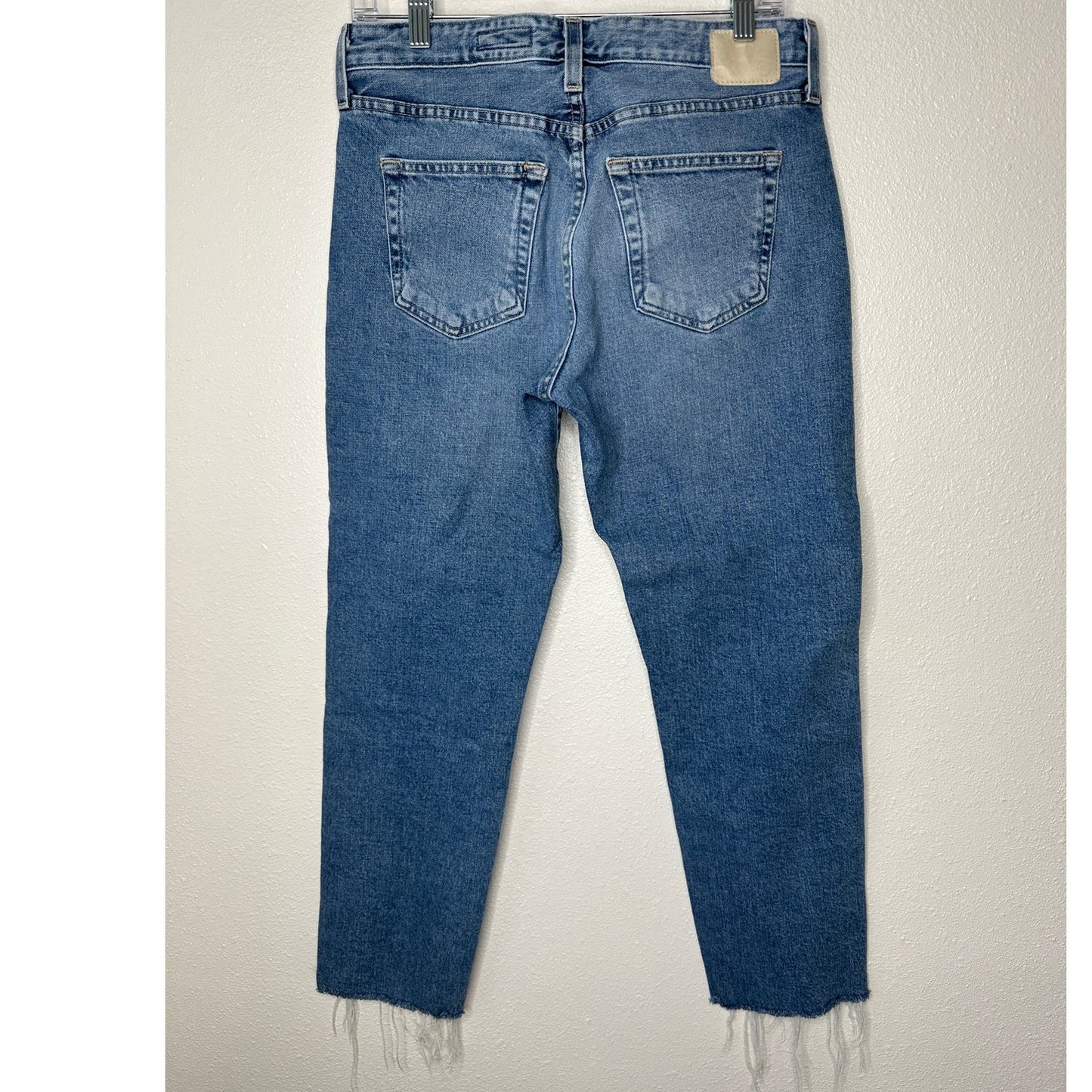 Adriano Goldschmied Ex-Boyfriend Slouchy Slim Raw Hem Medium Wash Jeans