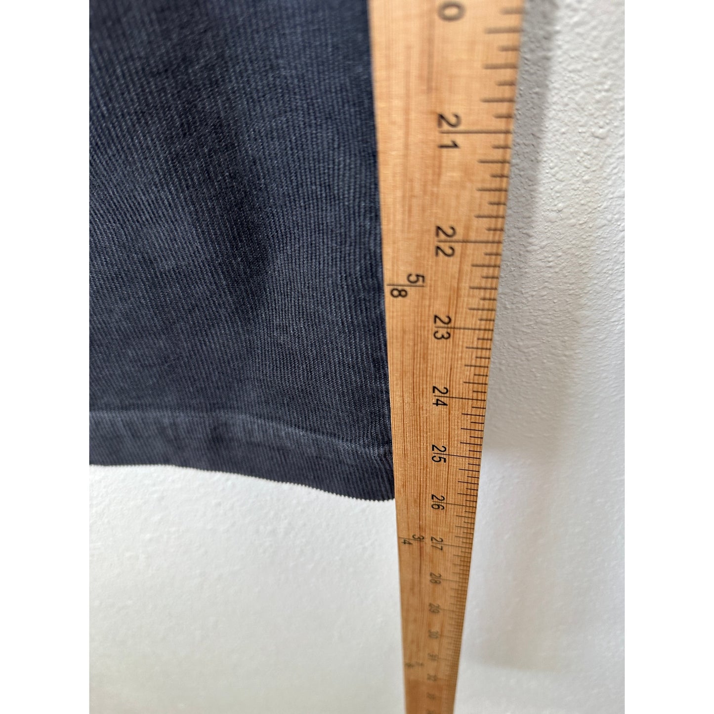 Jenni Kayne Gray High Waist Stretch Corduroy Ranger Trouser Pants 8