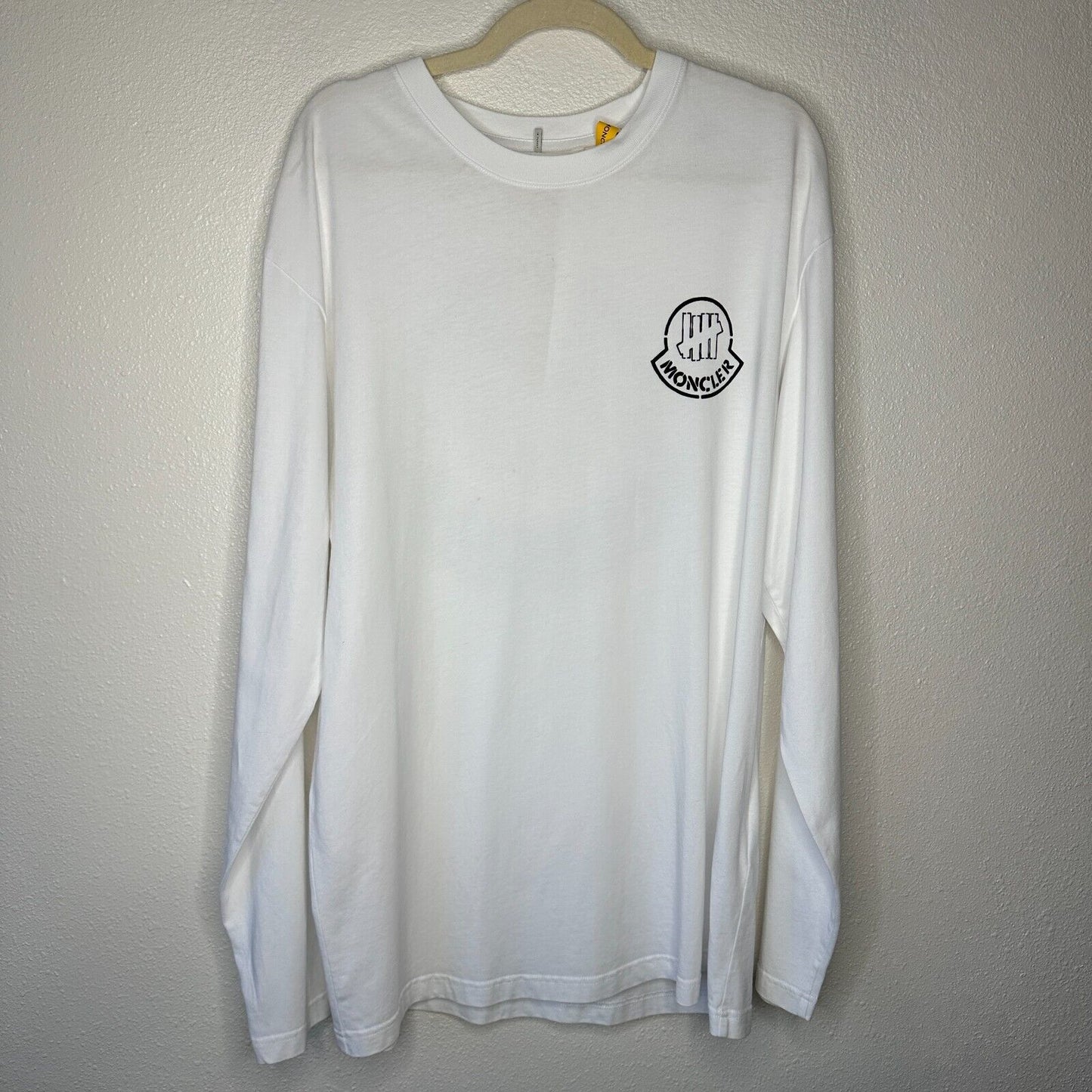 NWOT Moncler Genius 1952 X Undefeated Logo Front & Back Long Sleeve Tee Shirt L