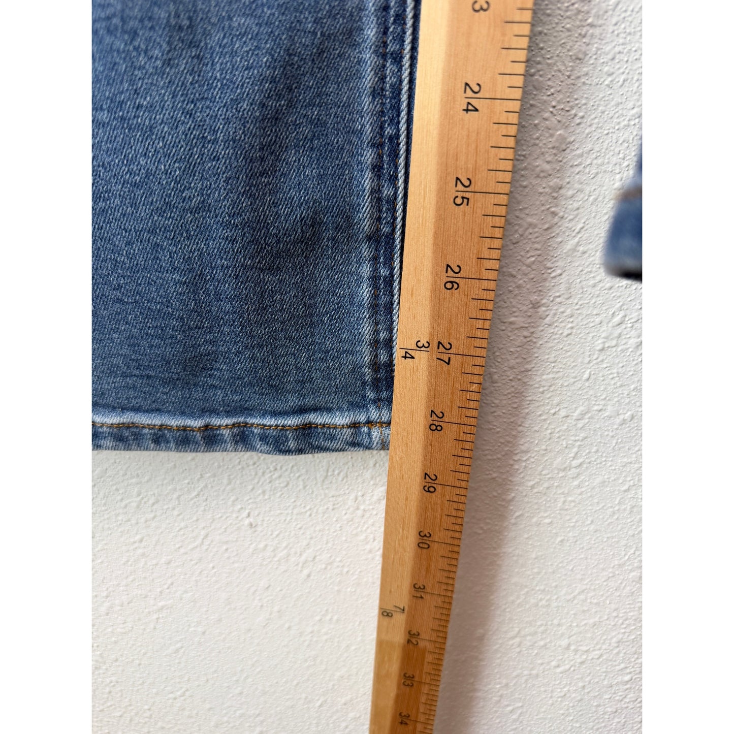 NWT Quince Bella Womens Blue Wide Leg Jeans 25