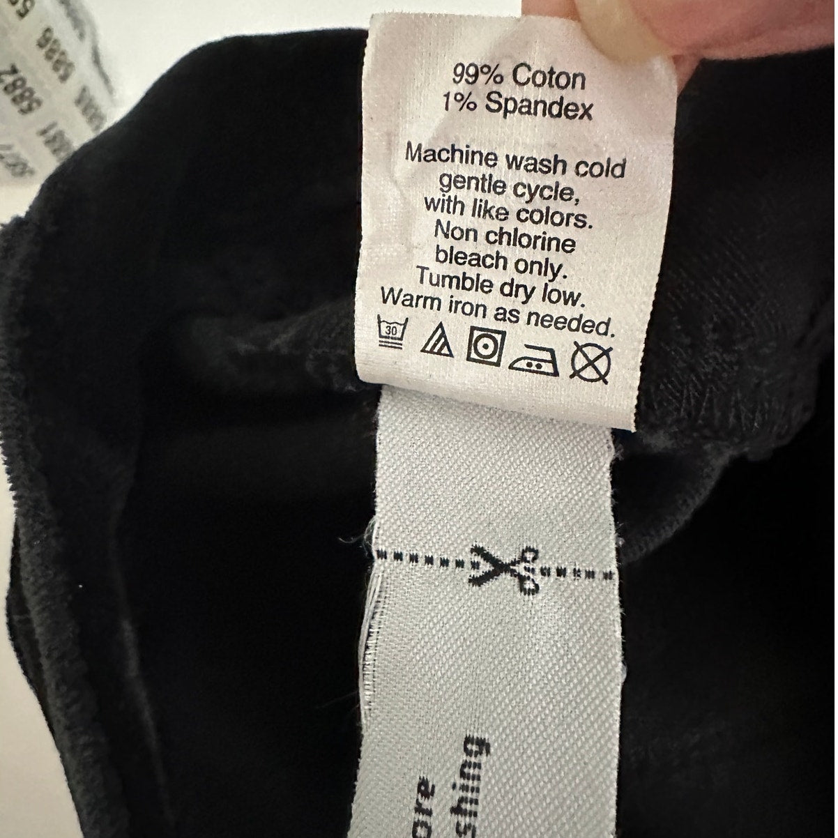 J.Crew Pants Black Velour Womens US 30 Toothpick Ankle
