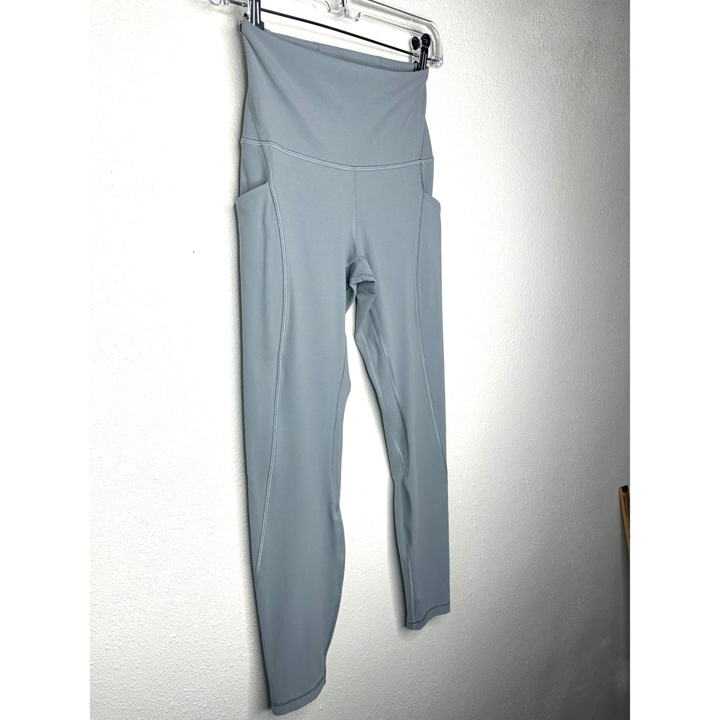 Lululemon Gray High-Rise Pocketed Pants 4