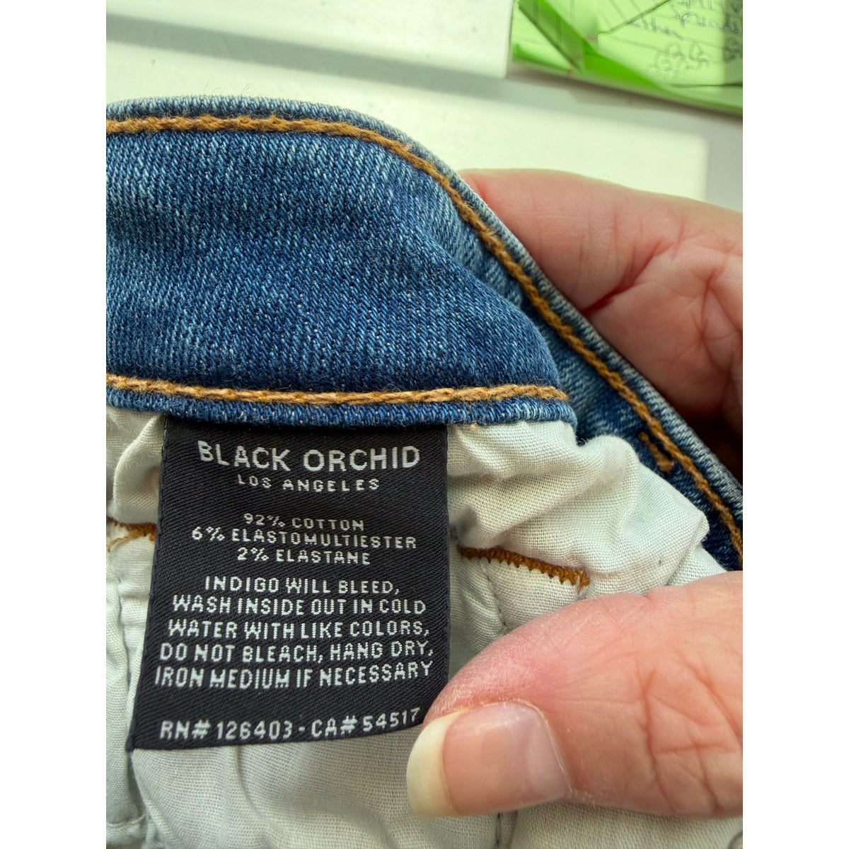 NWT Black Orchid Denim Chrissy Kick Flare Jeans US 27 Blue