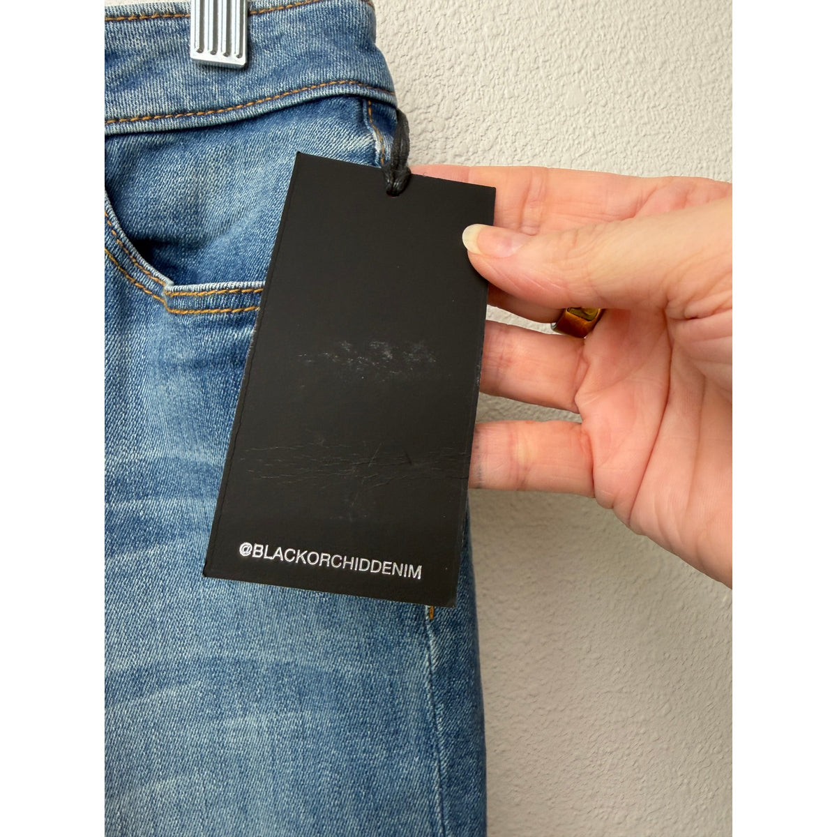 NWT Black Orchid Denim Chrissy Kick Flare Jeans US 27 Blue