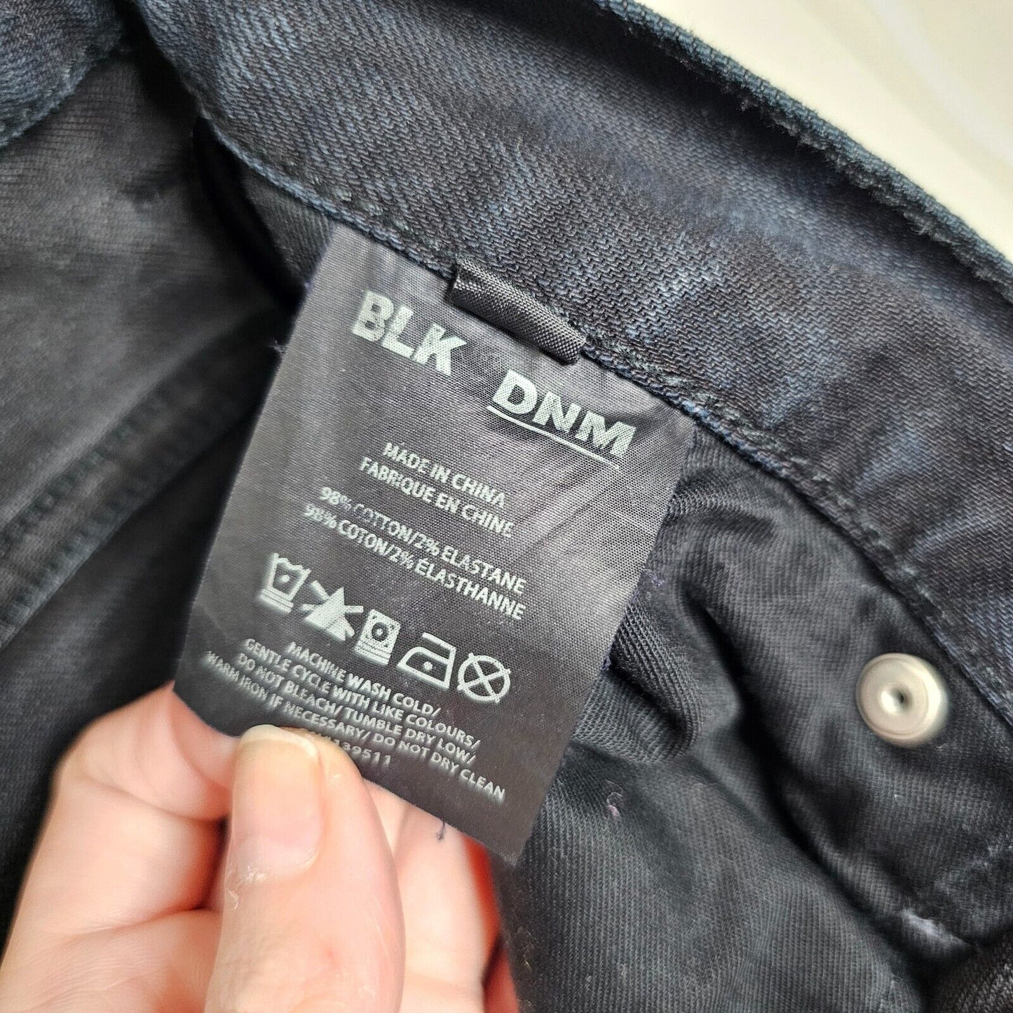 NWOT Blk Dnm Black Furman Mid-Rise Skinny Jeans Size 25