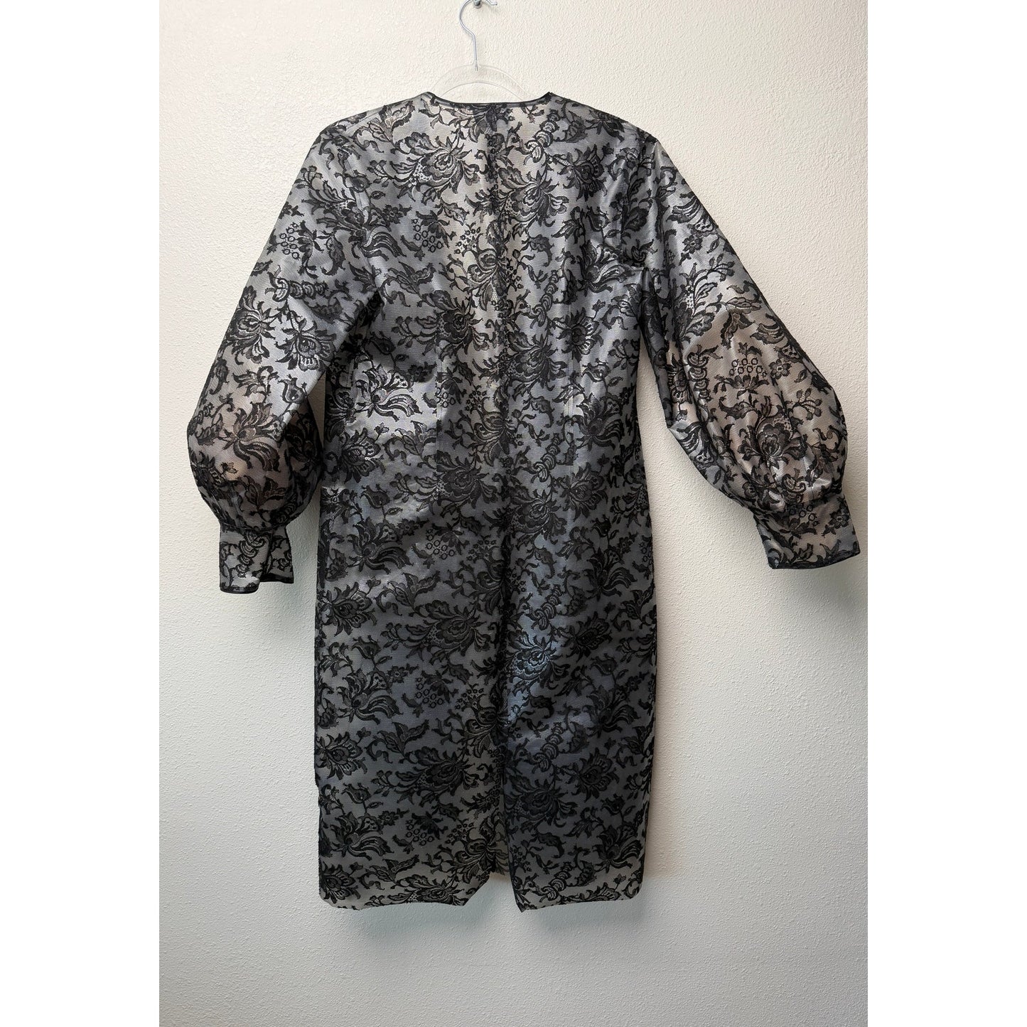 NWOT August Getty Atelier Women's S Black Lace Kimono