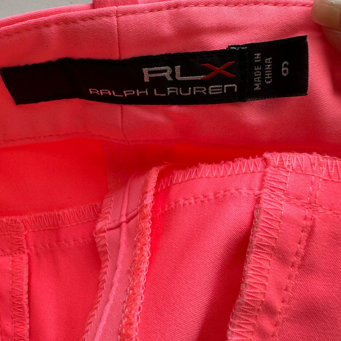 Ralph Lauren RLX Florescent Pink Golf Shorts 6