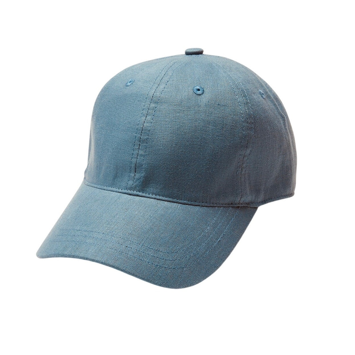 Wyeth Spencer in Muted Blue Green Linen Adjustable Baseball Dad Hat Cap