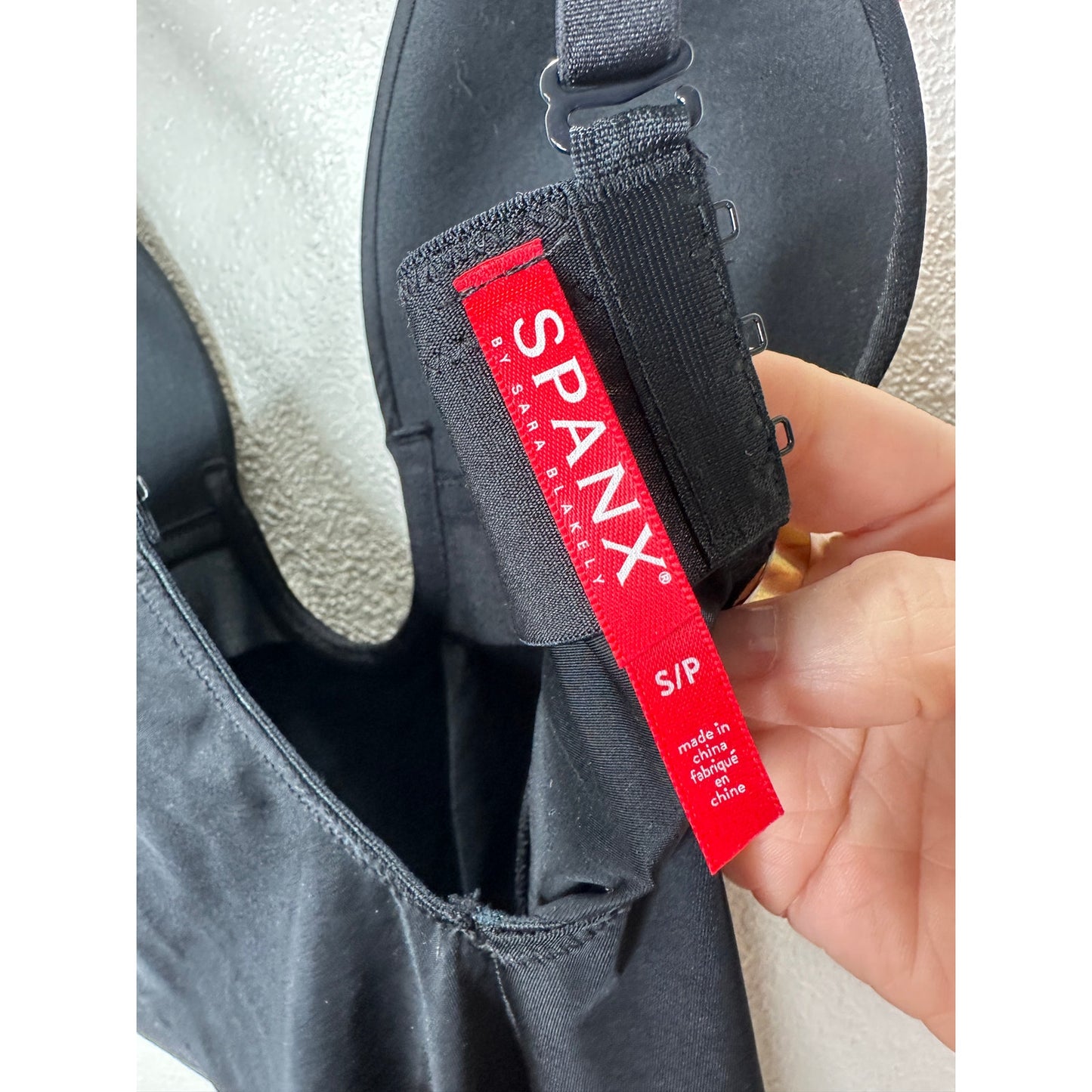 NWT SPANX Suit Your Fancy Black Stretch-Jersey Bodysuit Small