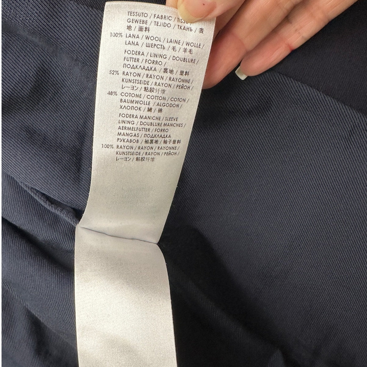 Stella McCartney Navy One-Button Blazer Women IT 46 (US 10)