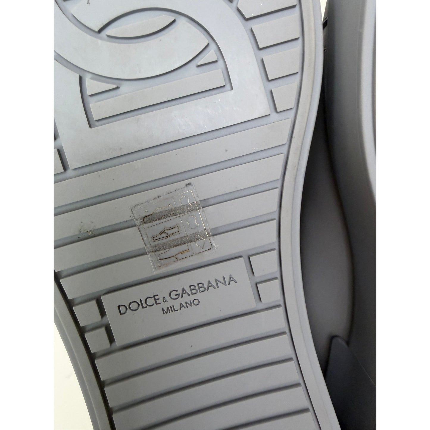 Dolce & Gabbana Mens Gray Portofino Sneakers 10