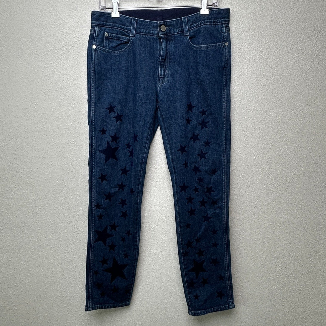 Stella McCartney Star Appliqué Jeans Blue Women’s US 28 Straight