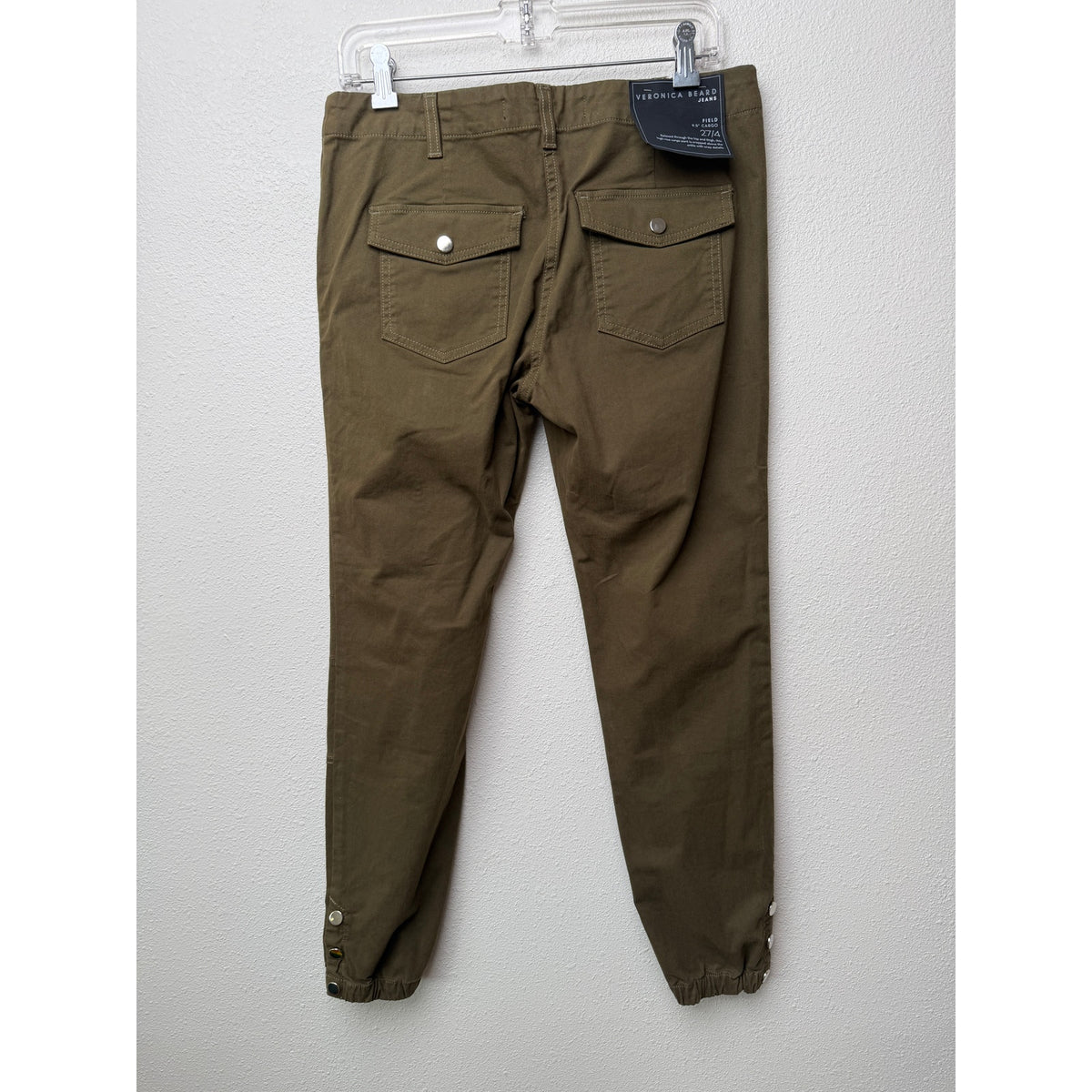 NWT Veronica Beard Field Olive Cargo Pants Women 27 US 4